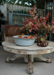 Tavolino shabby chic basso