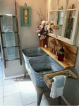 Arredamento rustico bagno