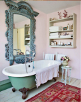 Bagno sogno shabby: celeste