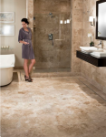 Bagno travertino: parete