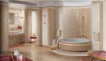 Bagno Versace: vasca tonda