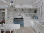 Cottage total white: angolo cottura