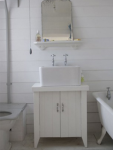 Cottage total white: bagno