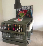 Tavolo bancali: mobile bar